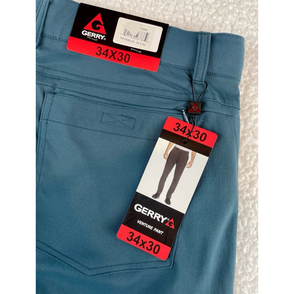 (NWT) GERRY • Mood Blue Straight Leg Venture Pants, W34 - Picture 11 of 15